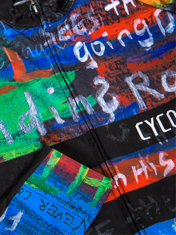 Colorful graffiti-style text on a black background with 'CYCOLOGY ' branding.