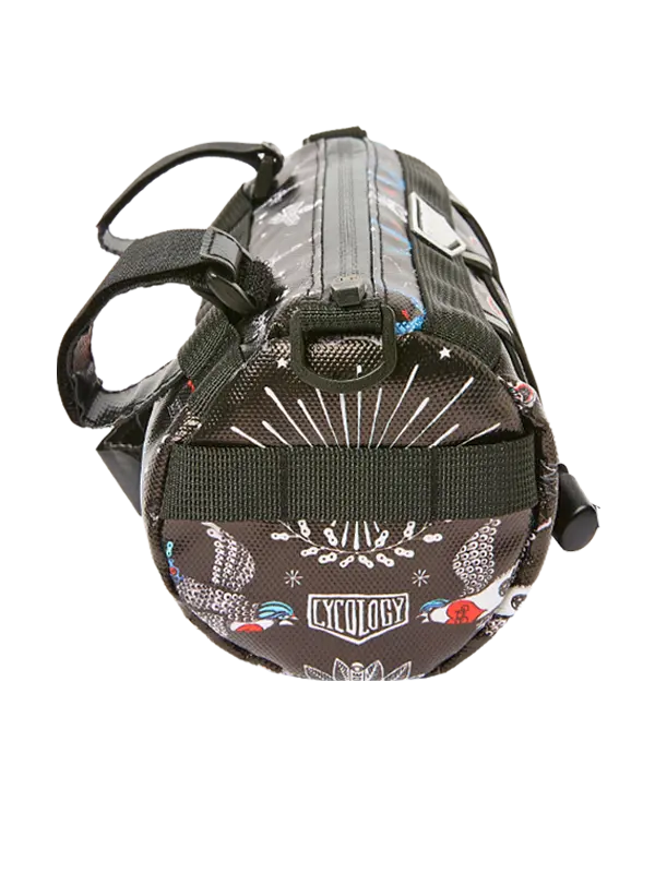 Cycology Black Handlebar Bag – Compact, Stylish, Water-Repellent Bike Bag