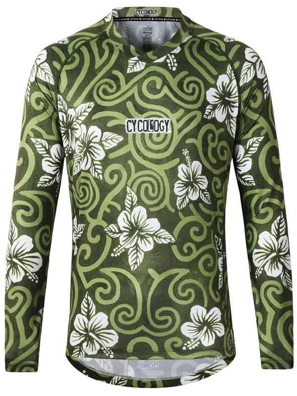 Koa Men's Long Sleeve Mountain Bike Jersey Front | Cycology UK