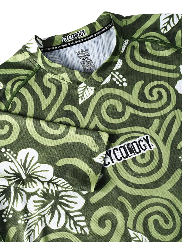 Koa Men's Long Sleeve Mountain Bike Jersey V Neck | Cycology UK