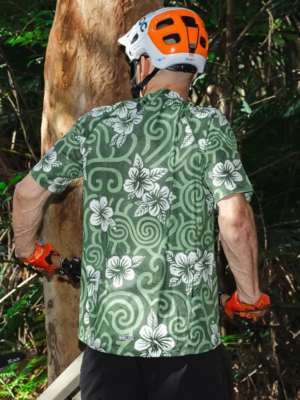 Koa Short Sleeve Mountain Bike Jersey Back on model | Cycology UK