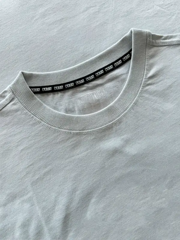 Happy Hour Men's Grey Cycling T-Shirt Collar Cycology UK