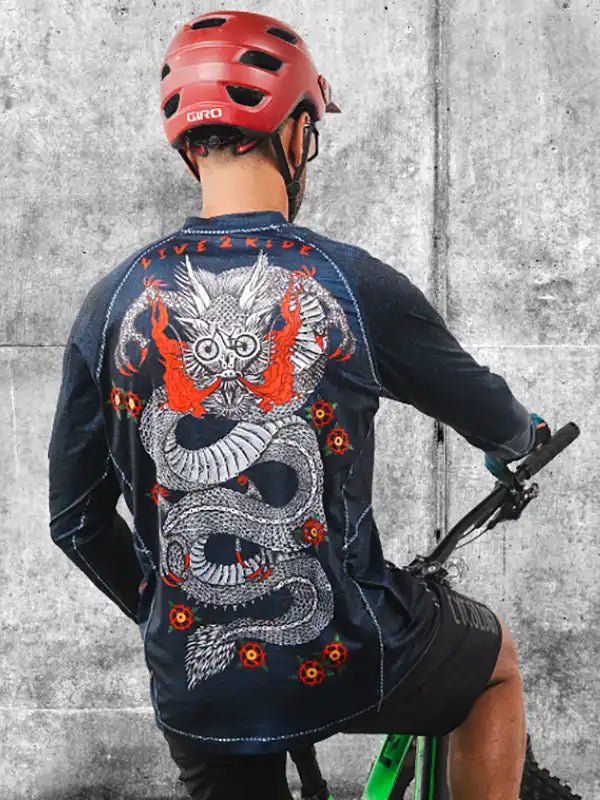 Dragon Long Sleeve MTB Jersey - Cycology Clothing UK