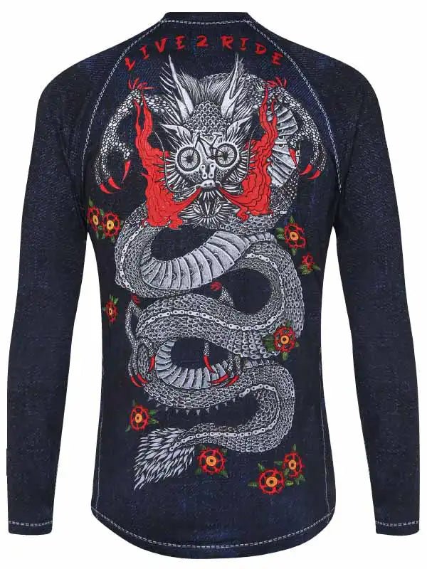 Dragon Long Sleeve MTB Jersey - Cycology Clothing UK