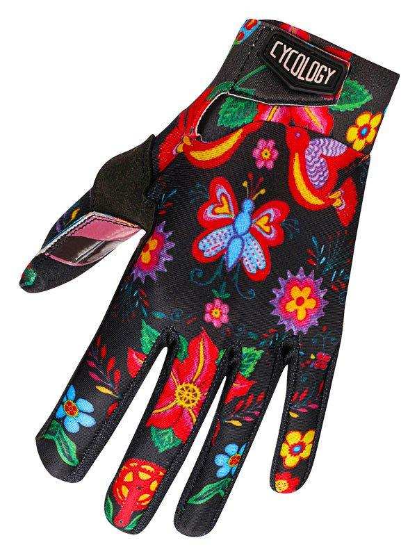 Frida Black MTB Gloves