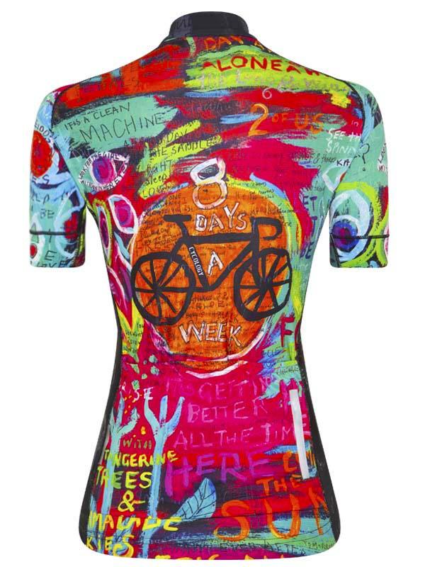 8 Days (Aqua) Women's Cycling Jersey - Cycology Clothing UK