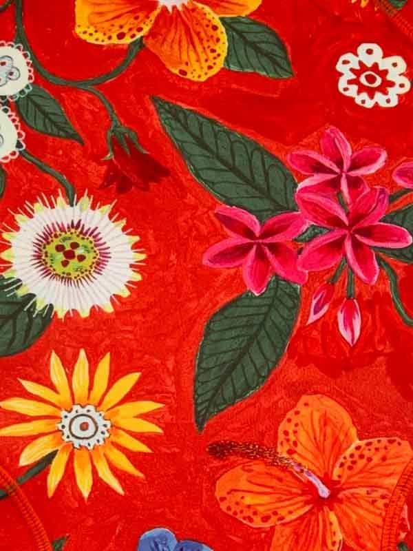 Aloha Red Women's Long Sleeve Base Layer - Cycology Clothing UK