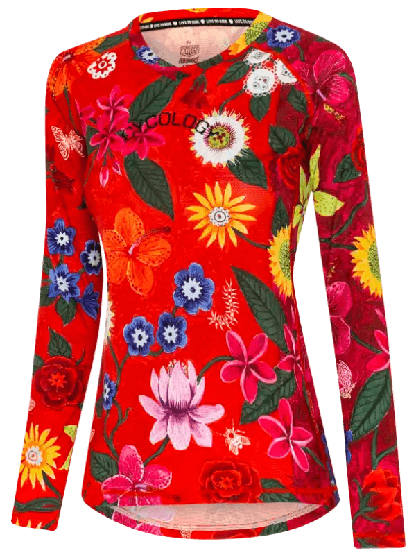Aloha Women's Long Sleeve MTB Jersey - Cycology Clothing UK