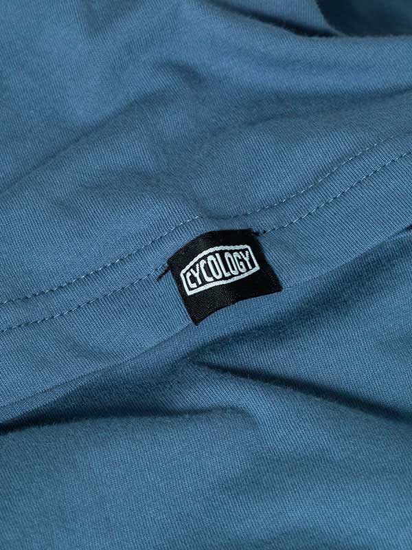 Bike Brain (Denim) Long Sleeve T Shirt - Cycology Clothing UK