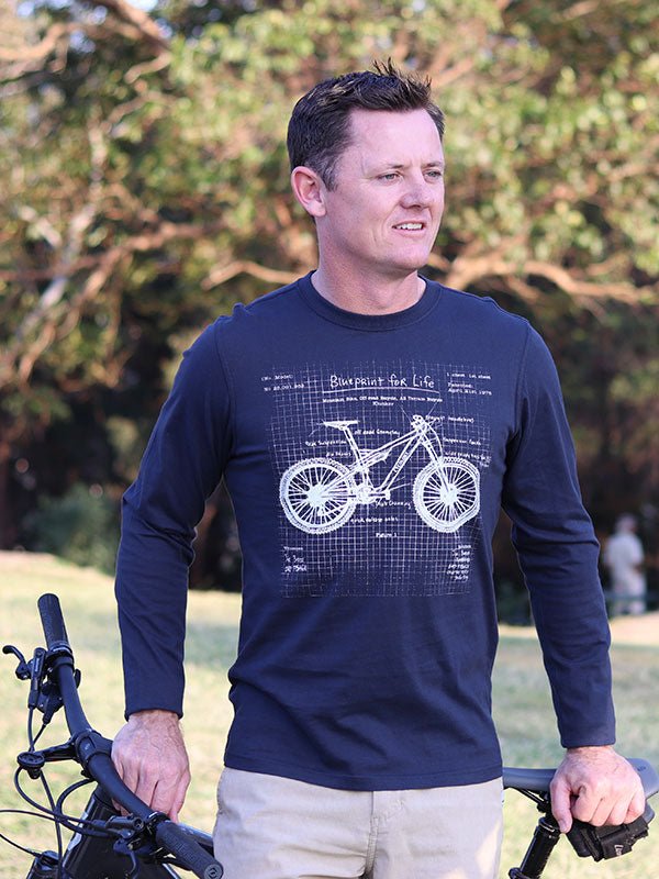 Blueprint MTB Long Sleeve T Shirt - Cycology Clothing UK