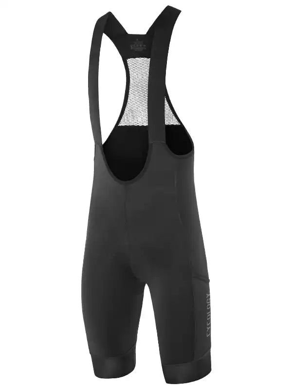 Cycology Men's Cargo Bib Shorts Black - Cycology Clothing UK