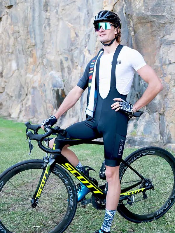 Cycology Men's Cargo Bib Shorts Black - Cycology Clothing UK
