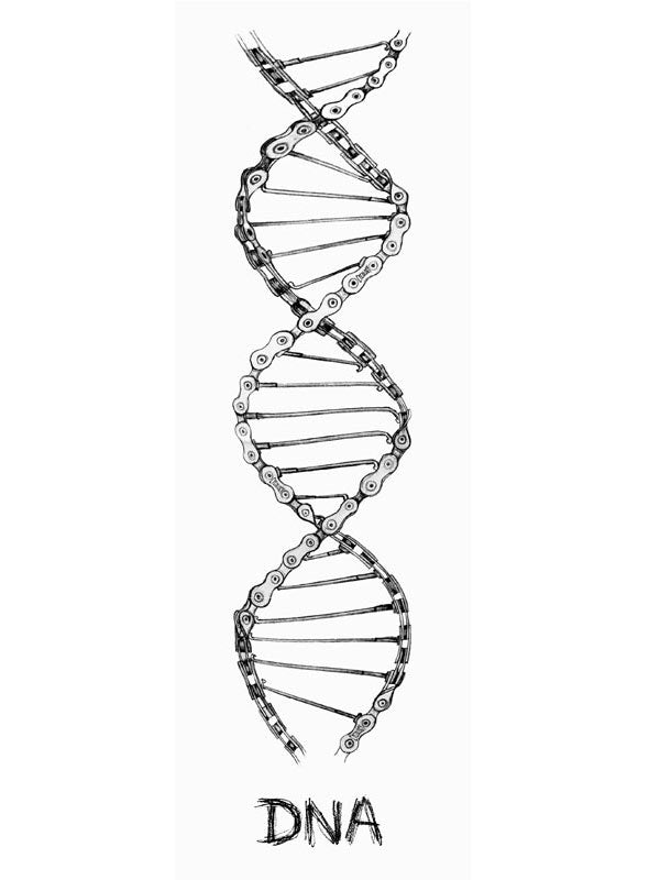 DNA (Denim) Men's T Shirt - Cycology Clothing UK