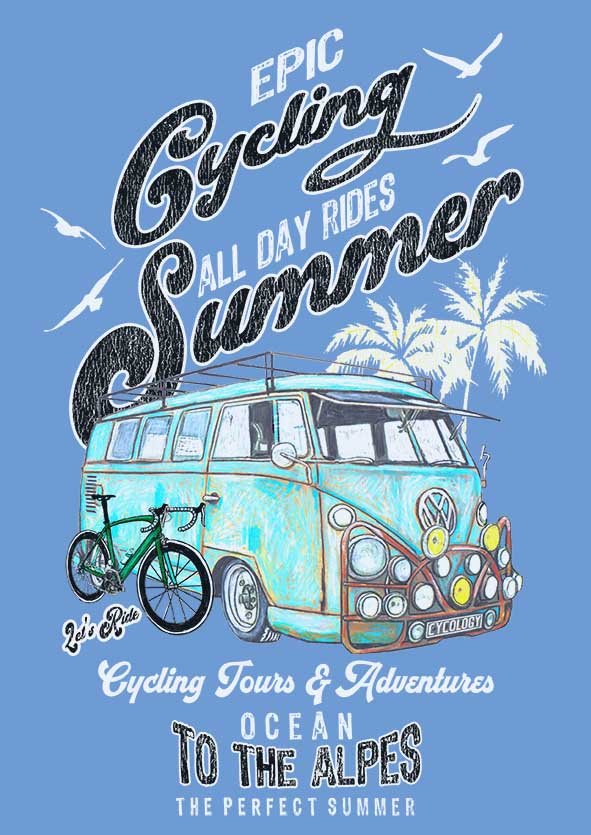 Epic Cycling T Shirt - Cycology Clothing UK