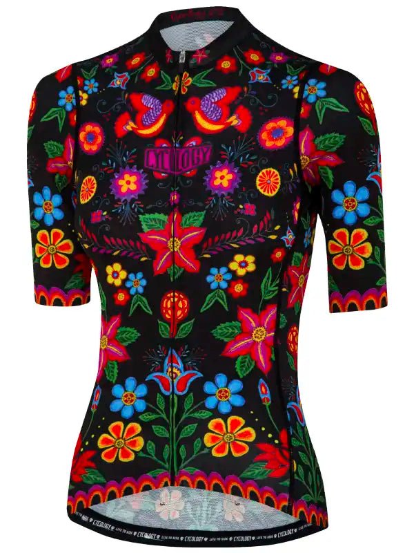 Frida Black Women's Reborn Jersey - Cycology Clothing UK