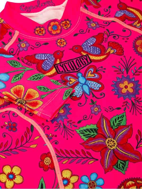 Frida (Pink) Women's Long Sleeve Base Layer - Cycology Clothing UK