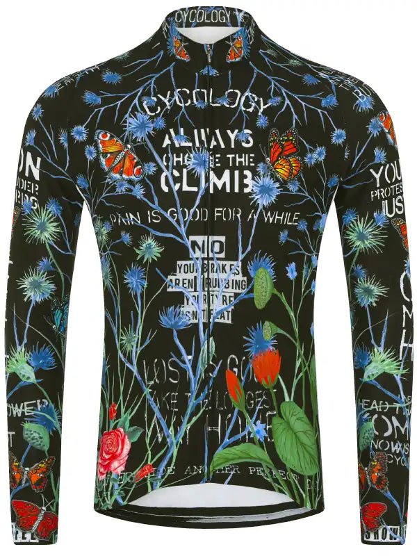 Gangsta Men's Long Sleeve Jersey - Cycology Clothing UK