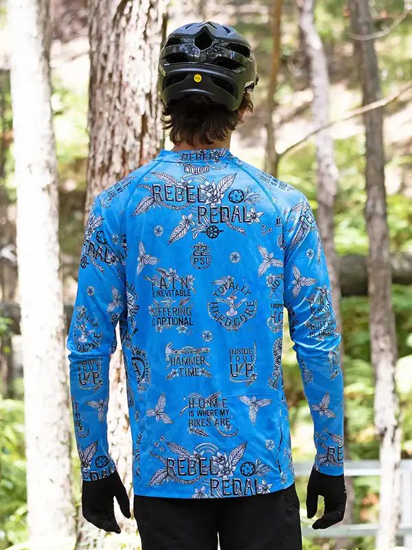 Rebel Pedal Long Sleeve MTB Jersey - Cycology Clothing UK