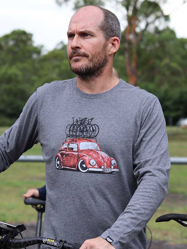 Road Trip Men's Long Sleeve Tshirt - Cycology Clothing UK