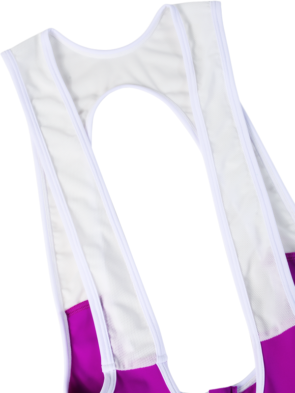 Women's Cargo Quick Pee Bib Shorts Magenta