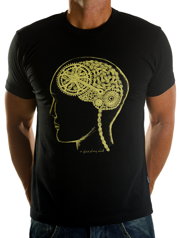 Bike Brain Men's T shirt