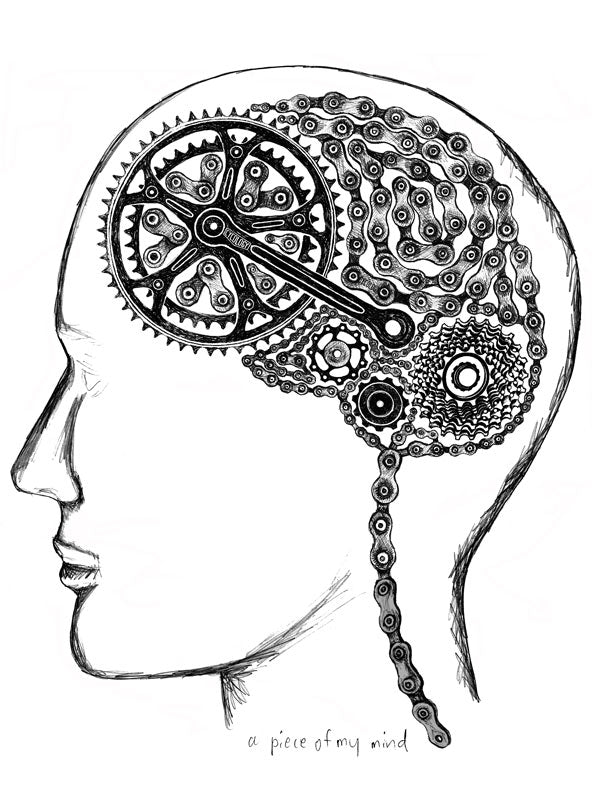 Bike Brain Men's T shirt