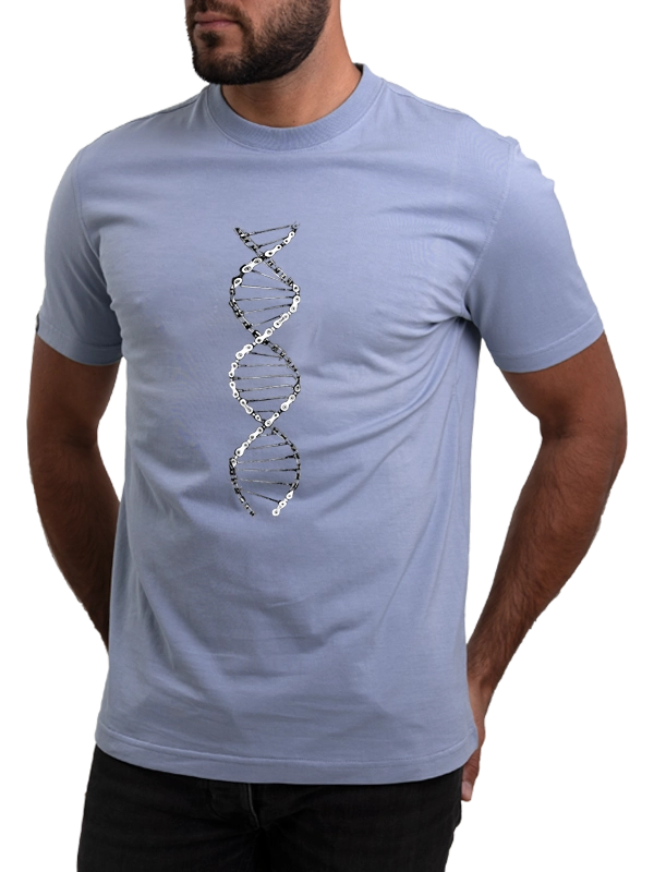 DNA Men's T-shirt Light Blue
