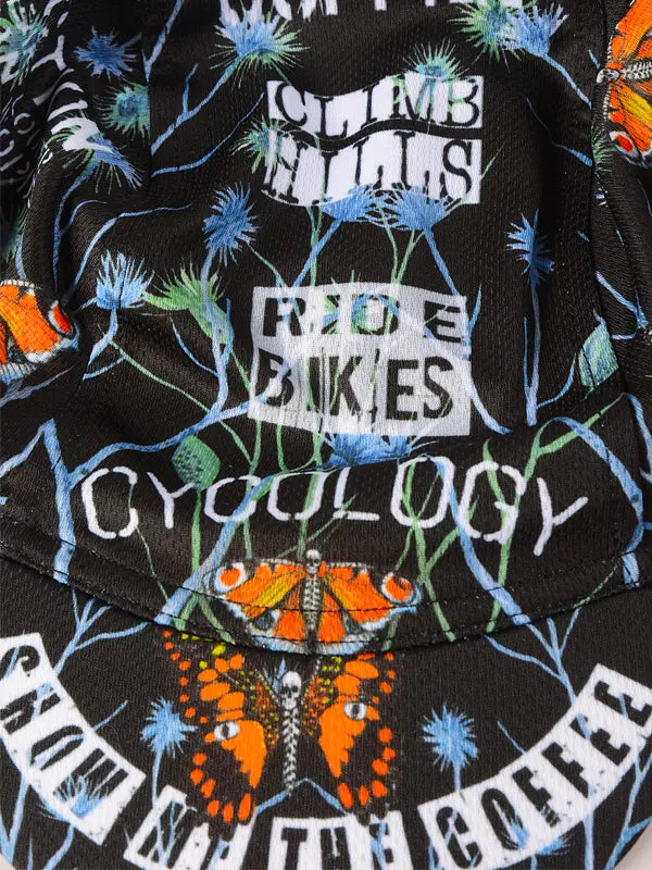 Gangsta Black Cycling Cap Design  | Cycology UK