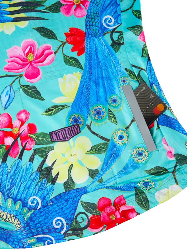 Goddess Aqua Women's Reborn Cycling Jersey Pockets| Cycology UK