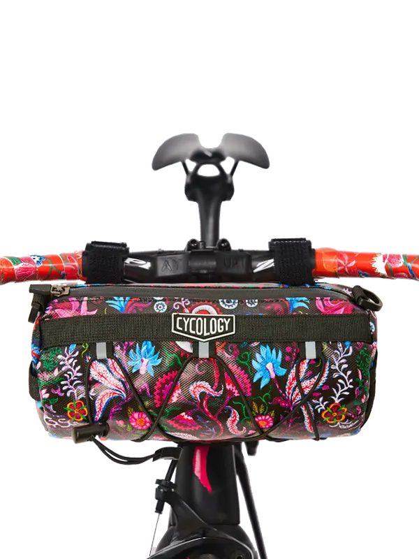 Secret Garden Handlebar Bag Black