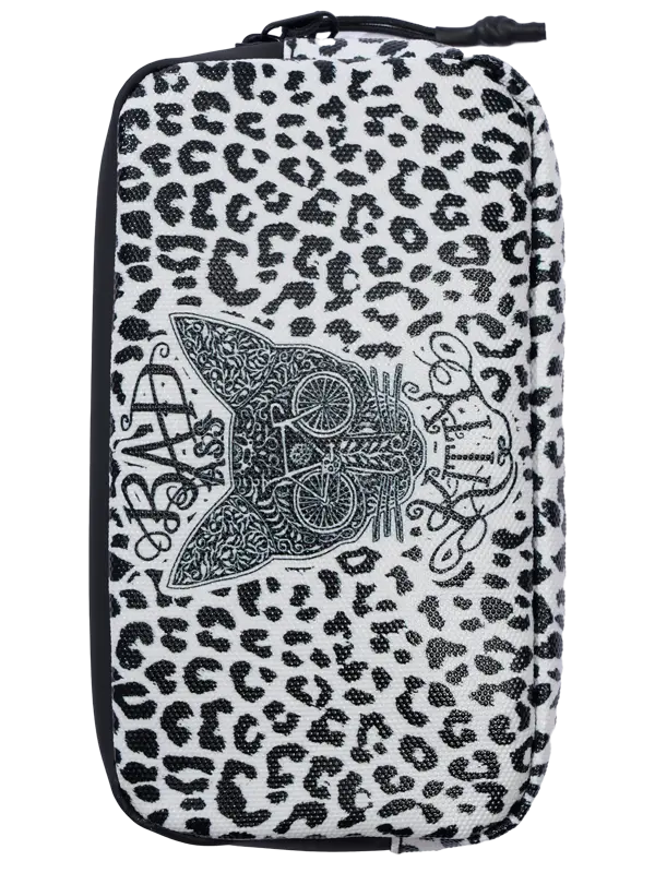 Cycology Kitty White Cycling Wallet  side view 