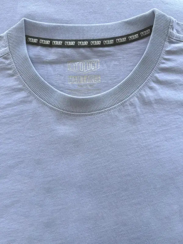 Light blue t-shirt with a collar