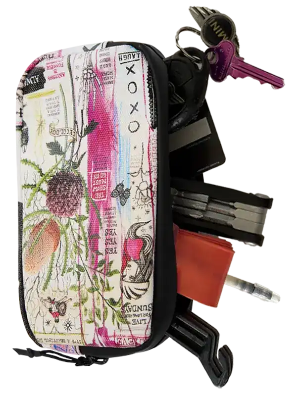 Mieka Cycling Wallet by Cycology Clothing with keys, cards, and multi-tool
