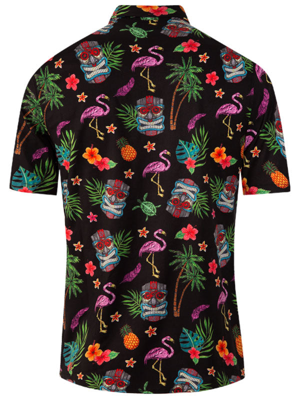 Molokai Men's Black Gravel Cycling Shirt Back  | Cycology UK