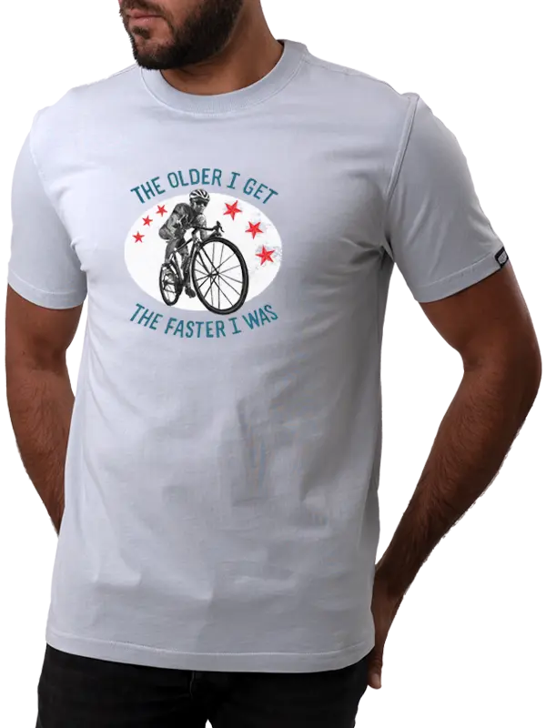 The Faster I Was Men's T-shirt Light Grey