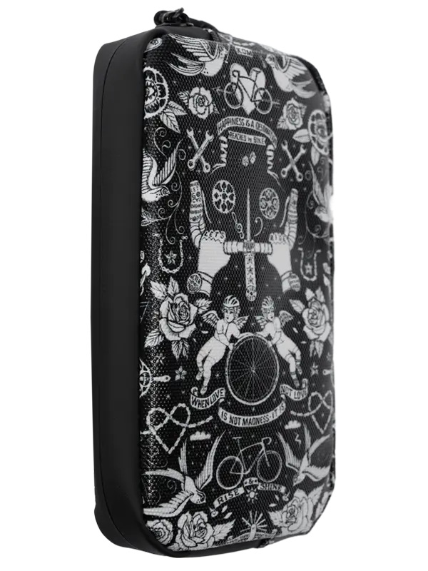 Velo Tattoo Black Cycling Wallet Cycology UK