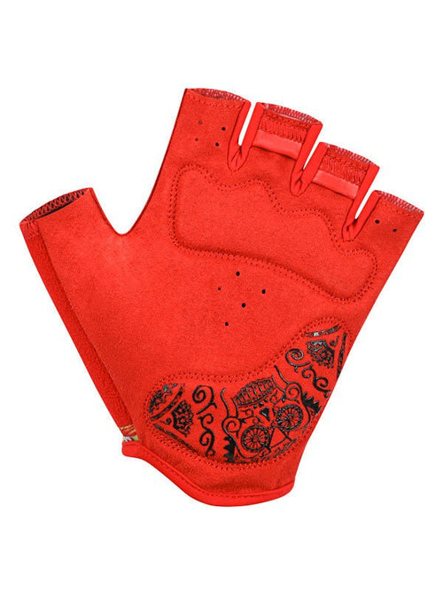 Aloha Red Cycling Gloves Cycology UK Cycology Clothing UK