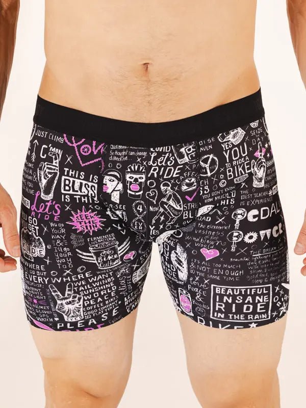 Graffiti Performance Boxer Briefs - Cycology Clothing UK