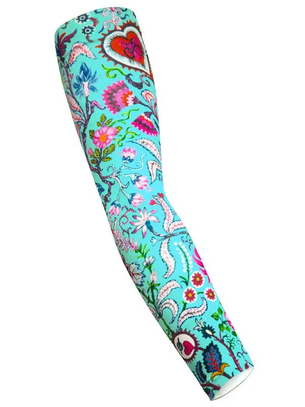 Secret Garden Sun Sleeves - Cycology Clothing UK