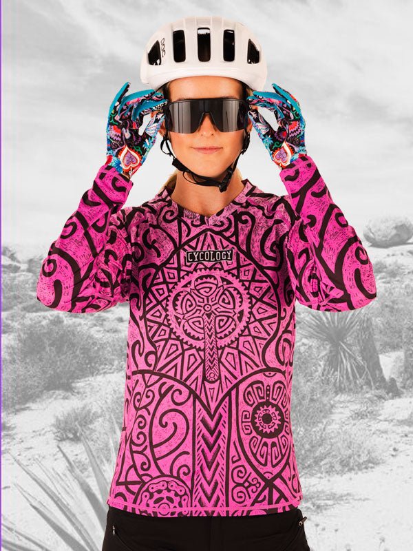 Zanzibar Women's Long Sleeve MTB Jersey - Cycology Clothing UK