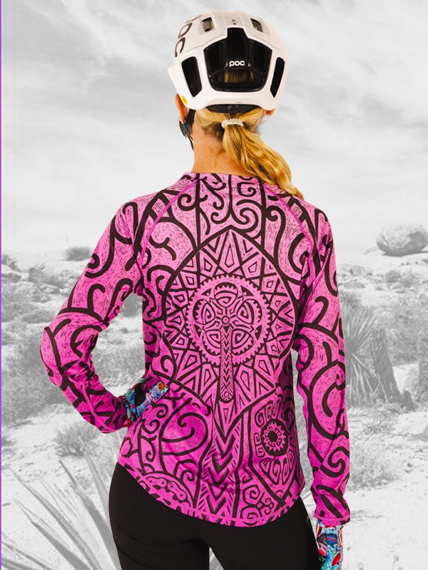 Zanzibar Women's Long Sleeve MTB Jersey - Cycology Clothing UK