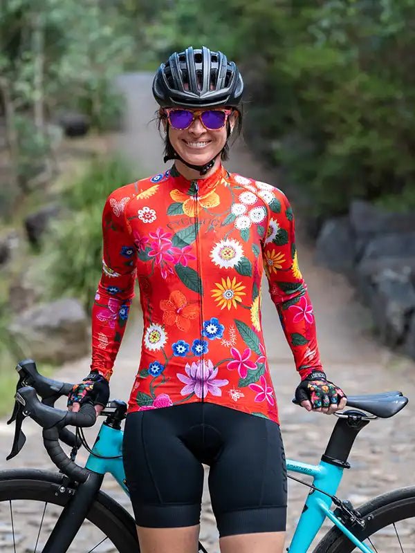 Aloha Lightweight Long Sleeve Summer Jersey - Cycology Clothing UK