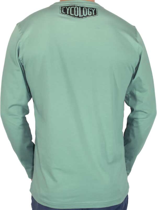 Always Ready to Ride Men's Long Sleeve Tshirt - Cycology Clothing UK
