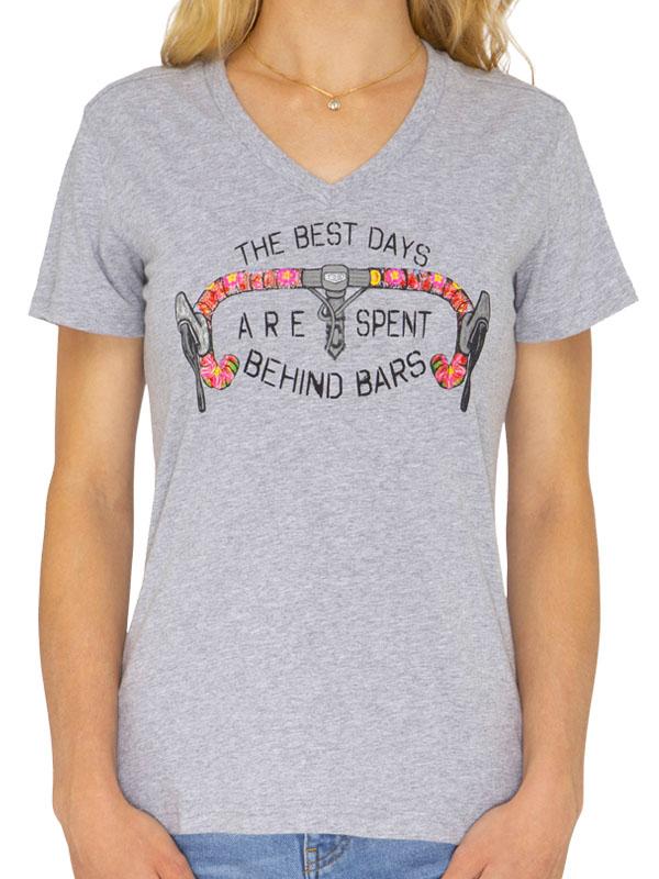 Best Days Behind Bars Womens Cycling T Shirt - Cycology Clothing UK