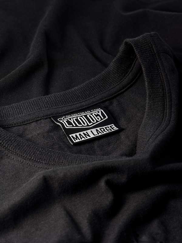 Bike Brain (Black) Long Sleeve T Shirt - Cycology Clothing UK