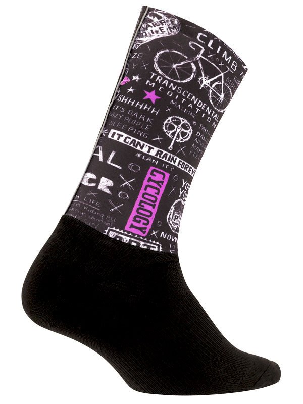 Bike Graffiti Aero Cycling Socks - Cycology Clothing UK