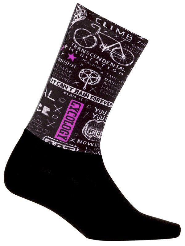 Bike Graffiti Aero Cycling Socks - Cycology Clothing UK