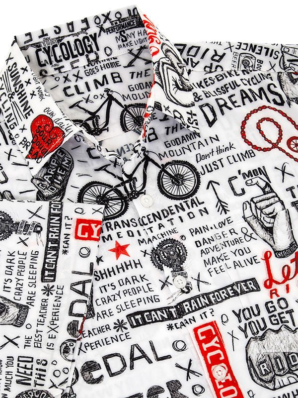 Bike Graffiti Gravel Shirt - Cycology Clothing UK