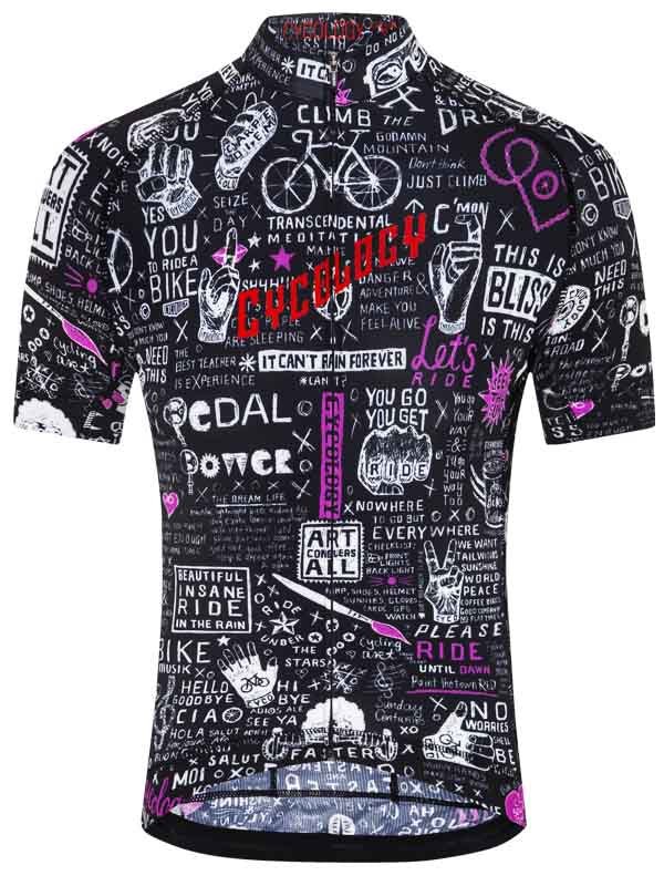 Bike Graffiti Men's Cycling Jersey - Cycology Clothing UK