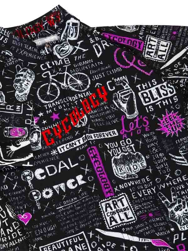 Bike Graffiti Women's Cycling Jersey - Cycology Clothing UK